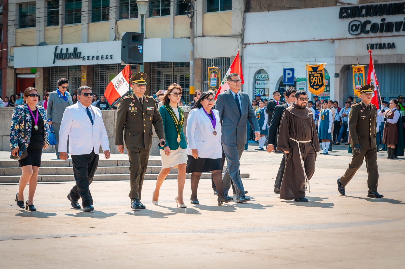 Izamiento del Pabellón Nacional